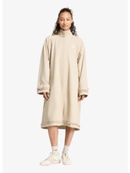 παλτό adidas pleated track top coat khaki three m