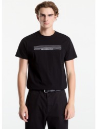 t-shirt karl lagerfeld jeans slim stripes logo tee black xl