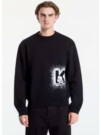 φούτερ karl lagerfeld jeans reg k logo sweat black s