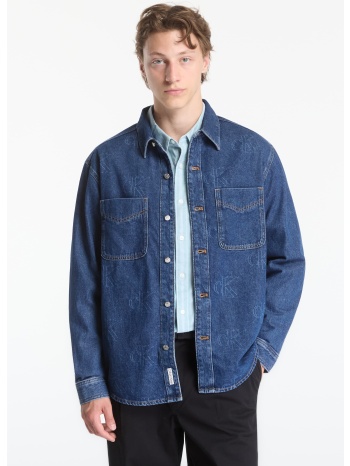 μπουφάν calvin klein jeans 90s overshirt pacifico aop l