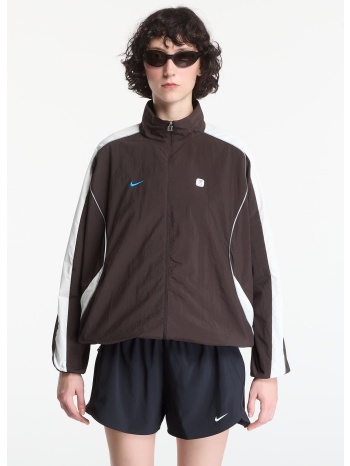 μπουφάν nike sportswear women`s woven jacket velvet brown/