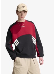 φούτερ adidas cutline crewneck sweatshirt black/ team victory red xxl