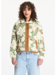 φούτερ napapijri t-bloom full zip fleece sweatshirt flower m
