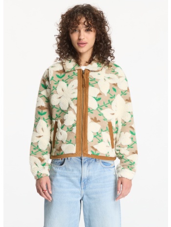 φούτερ napapijri t-bloom full zip fleece sweatshirt flower m