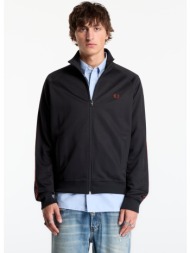 φούτερ fred perry contrast tape track jacket black xl