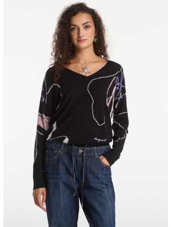 πουλόβερ desigual femnaif pullover black s