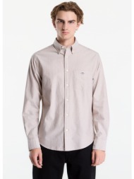 πουκάμισο gant reg classic oxford shirt fudge xl
