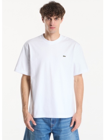 t-shirt lacoste crewneck t-shirt white m