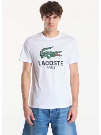 t-shirt lacoste crewneck t-shirt white l