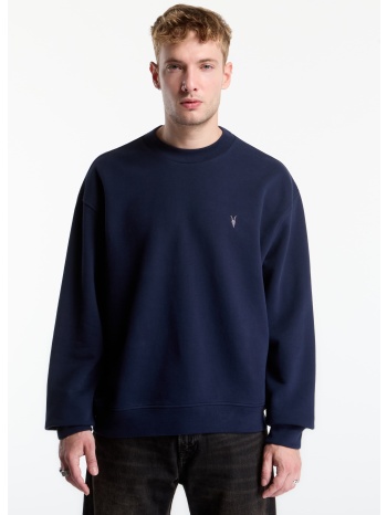 φούτερ allsaints asher crew sapphire blue m