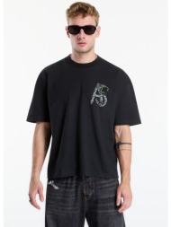 t-shirt allsaints linx ss crew washed black m