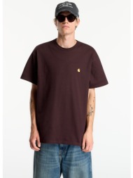 t-shirt carhartt wip s/s chase t-shirt unisex palisander/ gold xxl