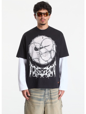 t-shirt nike `your message here` t-shirt black l
