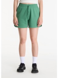 σορτς adidas 3 stripes studio fleece loose shorts preloved green l