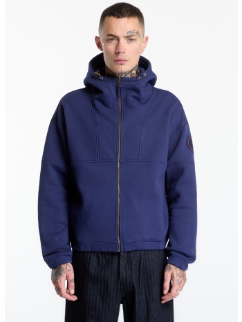φούτερ napapijri bloom full-zip hoodie blue academy s
