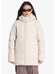 φουσκωτό μπουφάν columbia amaze puff™ mid hooded jacket dark stone m