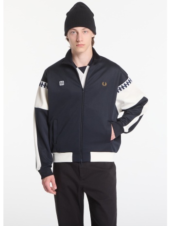 φούτερ fred perry meyba cut and sew track jacket black m σε προσφορά