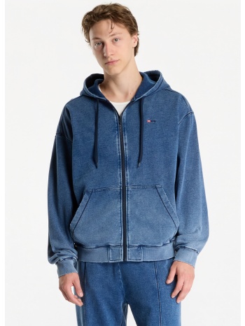 φούτερ diesel s-crox-zip sweat-shirt indigo l