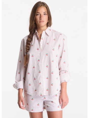 πουκάμισο mc2 saint barth meredith shirt seersucker stripes σε προσφορά