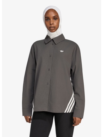 πουκάμισο adidas 3 stripes shirt utility black/ cloud white