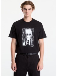 t-shirt karl lagerfeld jeans reg karl kameo tee black l