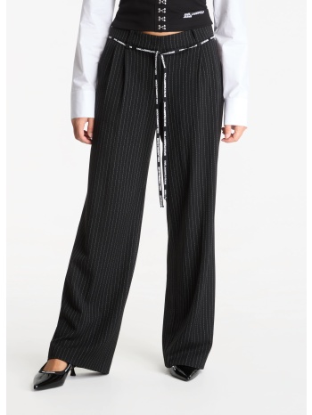 παντελόνια karl lagerfeld jeans pinstripe tailored pant σε προσφορά