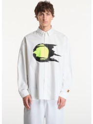 πουκάμισο nike club rules men`s long-sleeve oxford top summit white/ summit white m