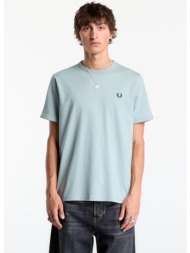 t-shirt fred perry ringer t-shirt silver blue s