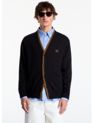 πουλόβερ fred perry classic cardigan black xl