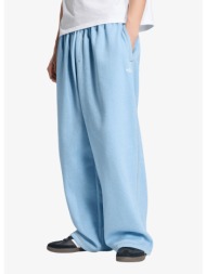 παντελόνια adidas trefoil essentials melange baggy open hem pants light blue mel xl