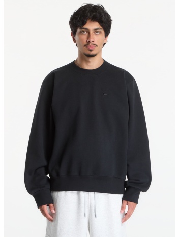 φούτερ nike men`s fleece crew-neck sweatshirt black m σε προσφορά