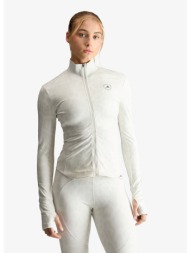 φούτερ adidas by stella mccartney training midlayer printed core white/ orbit grey s