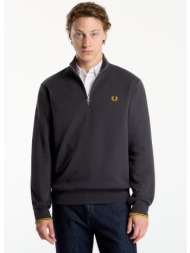 φούτερ fred perry half zip sweatshirt gray m