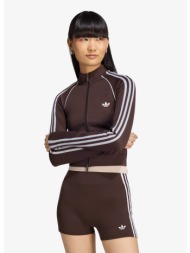φούτερ adidas essentials 3 stripes seamless tracktop aurora coffee m