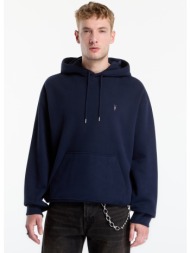 φούτερ allsaints asher oth hoody sapphire blue m