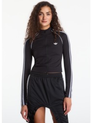 μπουφάν adidas essentials 3 stripes seamless tracktop black l