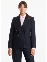 μπουφάν gant slim club blazer evening blue 38