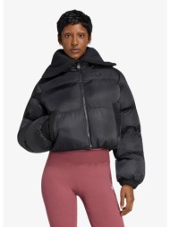 μπουφάν adidas knitted puffer jacket black xs