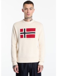 πουλόβερ napapijri pullover mura beige dimity m