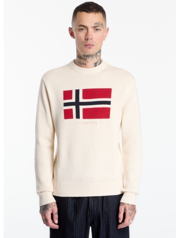 πουλόβερ napapijri pullover mura beige dimity m