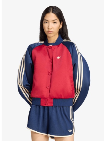 bomber adidas satin sst bomber jacket team victory red/