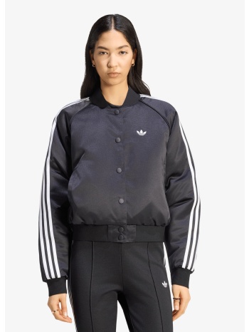 bomber adidas satin sst bomber jacket black/ white/ grey
