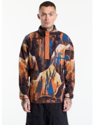 φούτερ columbia helvetia™ ii printed half snap fleece teak brown soarin m