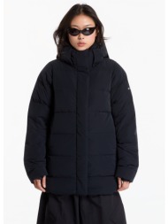 φουσκωτό μπουφάν columbia amaze puff™ mid hooded jacket black s