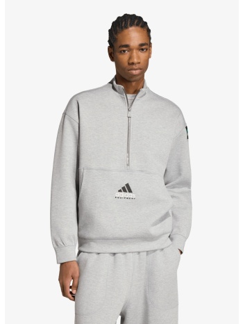 φούτερ adidas equipment spacer half-zip medium grey heather