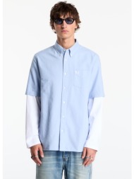 πουκάμισο fred perry oxford shirt light smoke xl