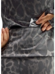 μπουφάν adidas by stella mccartney training midlayer printed dove grey/ carbon s