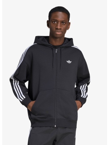φούτερ adidas adicolor oversize full-zip hoodie black m σε προσφορά
