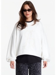 φούτερ allsaints reflex lila sweat optic white xs