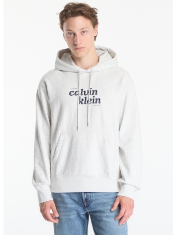 φούτερ calvin klein jeans ls premium terry graphic hoodie σε προσφορά